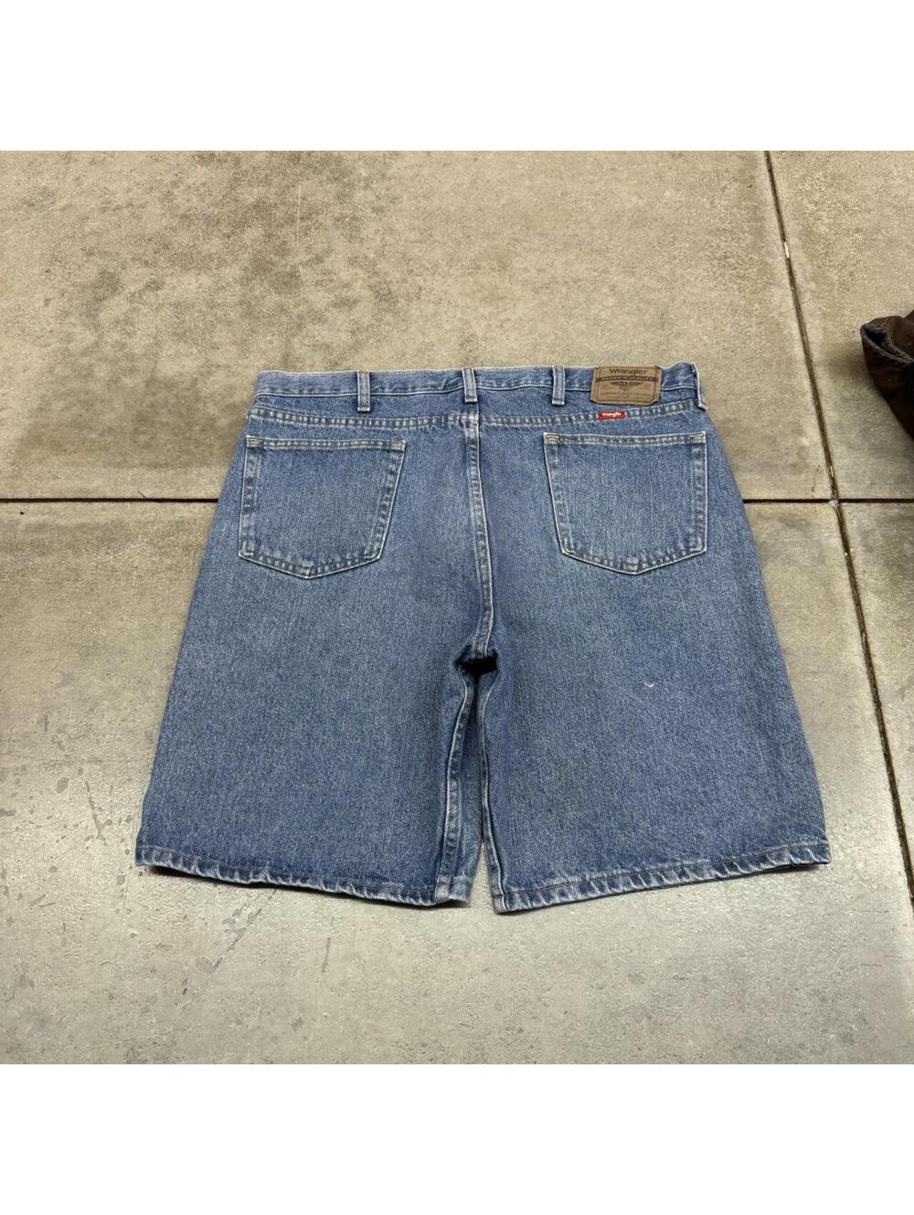 vintage wrangler relaxed baggy fit jean shorts jorts size 38